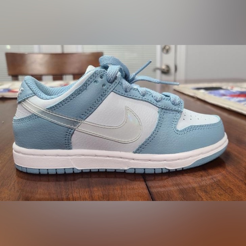 Preschool “Aura Clear” Nike Dunk lows